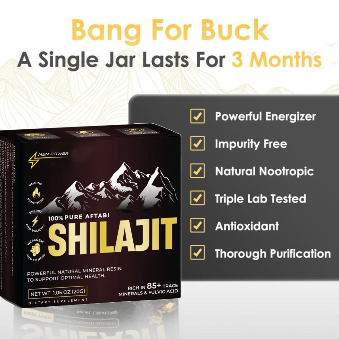 Men power™ 100% Pure Aftaabi Shilajit